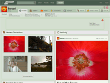 Tablet Screenshot of borsari.deviantart.com