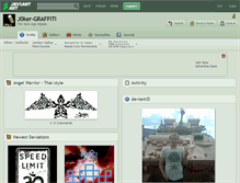 Tablet Screenshot of j0ker-graffiti.deviantart.com