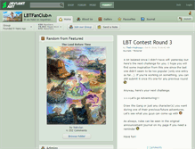 Tablet Screenshot of lbtfanclub.deviantart.com