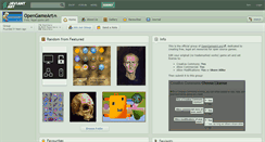 Desktop Screenshot of opengameart.deviantart.com