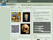 Tablet Screenshot of opengameart.deviantart.com