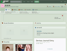 Tablet Screenshot of ju-ju-ju.deviantart.com
