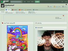 Tablet Screenshot of chunkysmurf.deviantart.com