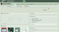 Desktop Screenshot of em-the-echidna.deviantart.com