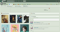 Desktop Screenshot of kaciel.deviantart.com