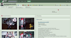 Desktop Screenshot of bumblebeemovie2009.deviantart.com
