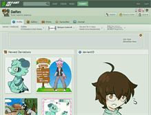 Tablet Screenshot of daifen.deviantart.com