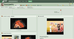 Desktop Screenshot of phoenixsapphire.deviantart.com