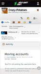 Mobile Screenshot of crazy-potatoes.deviantart.com