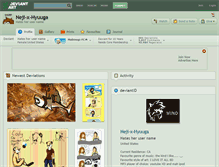 Tablet Screenshot of neji-x-hyuuga.deviantart.com