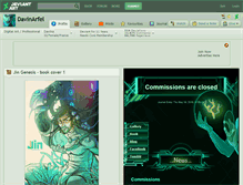 Tablet Screenshot of davinarfel.deviantart.com