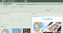 Desktop Screenshot of new-world-man.deviantart.com