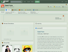 Tablet Screenshot of gasai-yuno.deviantart.com