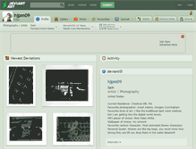 Tablet Screenshot of hjpm09.deviantart.com