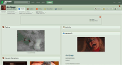 Desktop Screenshot of devilpage.deviantart.com