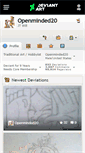 Mobile Screenshot of openminded20.deviantart.com