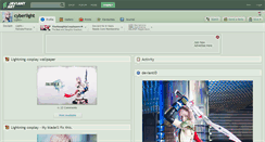 Desktop Screenshot of cyberlight.deviantart.com