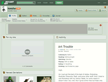 Tablet Screenshot of keeshe.deviantart.com