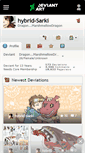 Mobile Screenshot of hybrid-sarki.deviantart.com