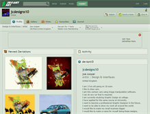 Tablet Screenshot of jcdesigns10.deviantart.com