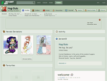 Tablet Screenshot of hug-sluts.deviantart.com
