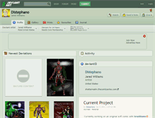 Tablet Screenshot of distephano.deviantart.com