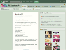 Tablet Screenshot of da-wonderland.deviantart.com