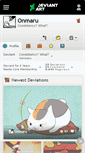 Mobile Screenshot of onmaru.deviantart.com