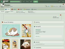 Tablet Screenshot of onmaru.deviantart.com