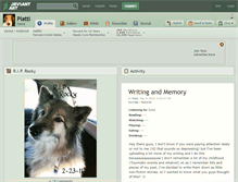 Tablet Screenshot of platti.deviantart.com