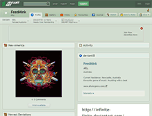 Tablet Screenshot of feedmink.deviantart.com