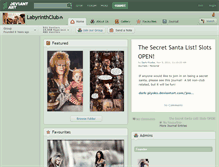 Tablet Screenshot of labyrinthclub.deviantart.com