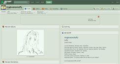 Desktop Screenshot of mugiwaranoluffy.deviantart.com