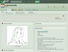 Tablet Screenshot of mugiwaranoluffy.deviantart.com