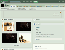 Tablet Screenshot of deiuos.deviantart.com