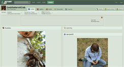 Desktop Screenshot of godzillahermitcrab.deviantart.com
