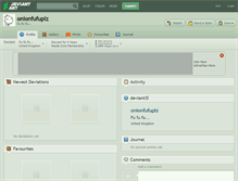 Tablet Screenshot of onionfufuplz.deviantart.com