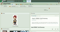 Desktop Screenshot of dothackintegral.deviantart.com