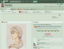 Tablet Screenshot of bella-mia-d.deviantart.com