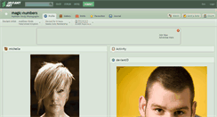 Desktop Screenshot of magic-numbers.deviantart.com