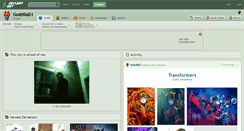 Desktop Screenshot of godzillad1.deviantart.com