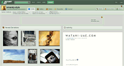 Desktop Screenshot of emaraty-style.deviantart.com