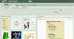 Desktop Screenshot of juracan.deviantart.com