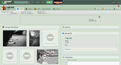 Desktop Screenshot of loglady.deviantart.com