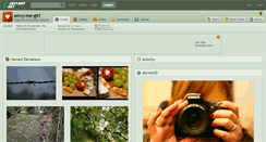 Desktop Screenshot of envy-me-girl.deviantart.com