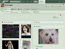 Tablet Screenshot of mrsmckagan.deviantart.com