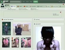 Tablet Screenshot of neth7.deviantart.com