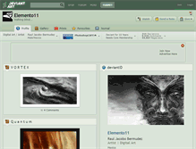 Tablet Screenshot of elemento11.deviantart.com