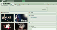 Desktop Screenshot of gonsalvesmario.deviantart.com