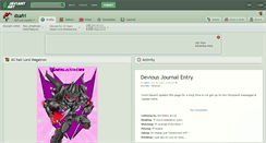 Desktop Screenshot of dzafri.deviantart.com